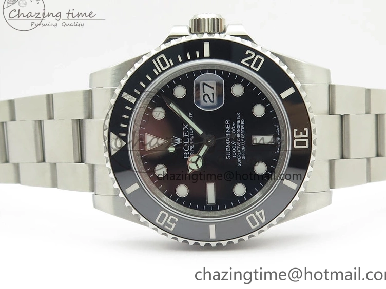 41mm Ceramic Steel Black 1:1 Edition Best A3235 904L LN VVSF 126610 Submariner 0228